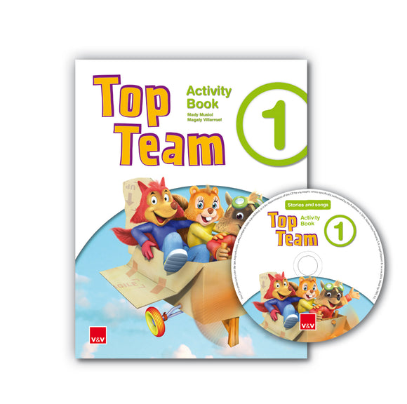Top Team 1 Activity Book + Cd Stories And Songs