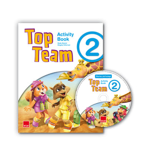 Top Team 2 Activity Book + Cd Stories And Songs