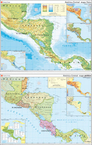 Mapa Mural America Central Nº79 F/P